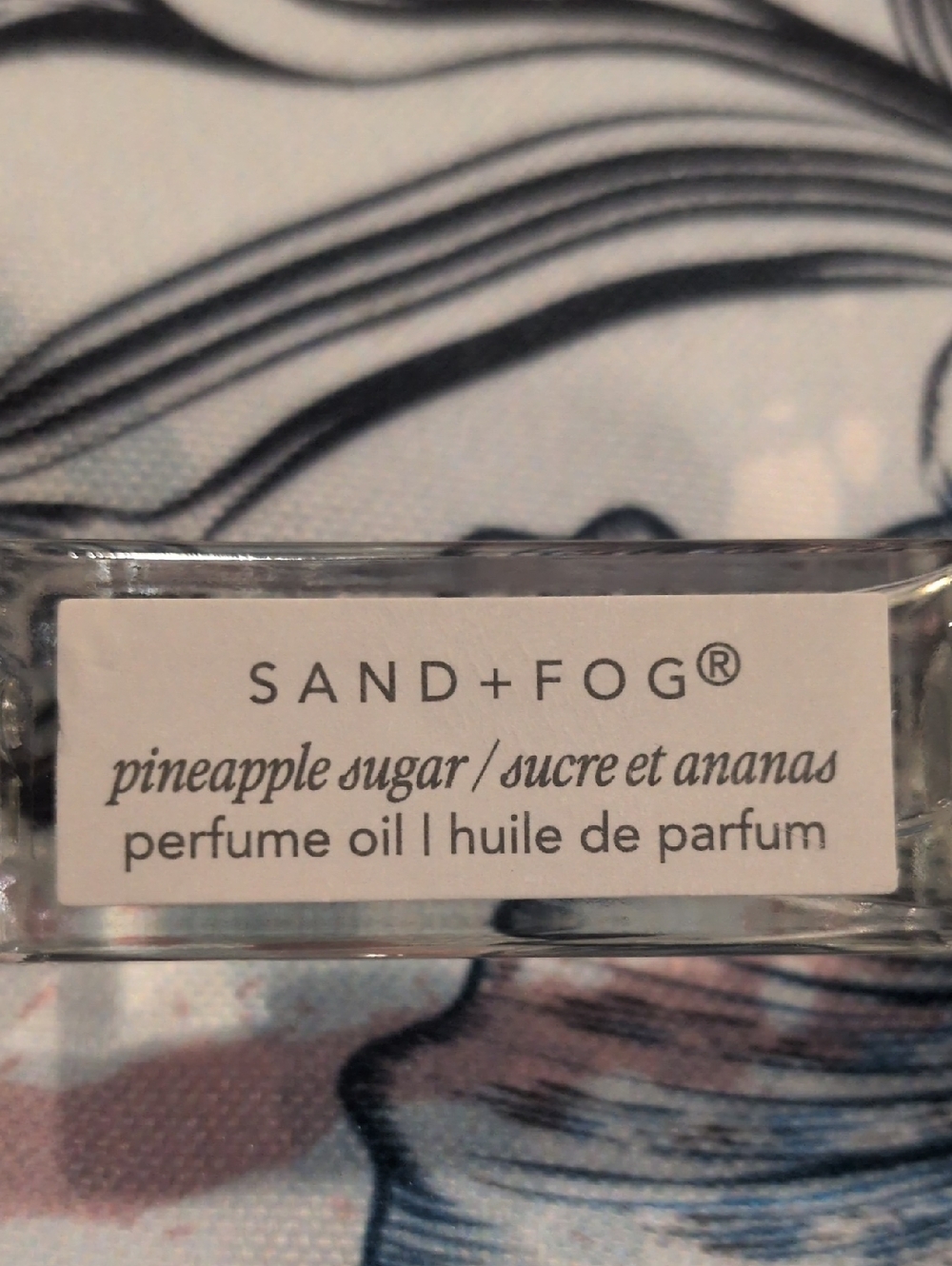 SAND+FOG Pineapple Sugar Perfume Oil - Clear Bottle
